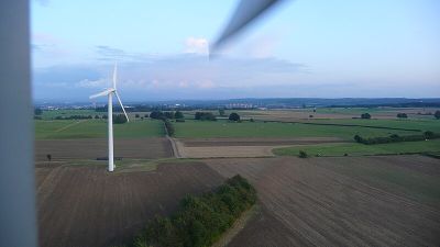 Besucherwindanlage Windfang