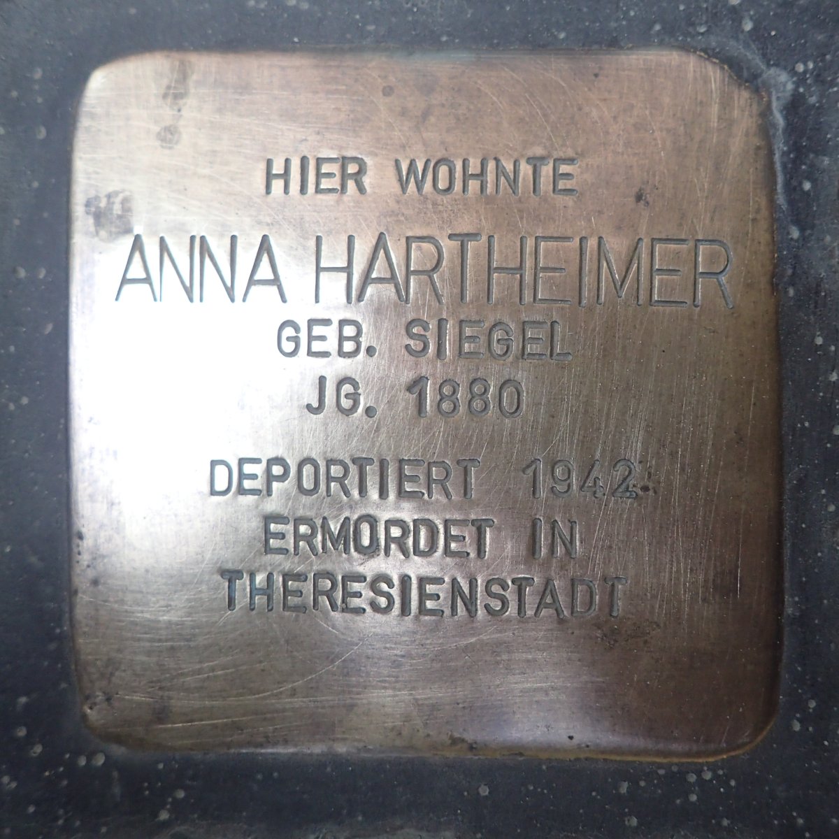 Anna Hartheimer geb. Siegel