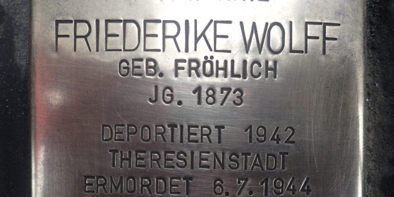 Friederike Wolff geb. Fröhlich