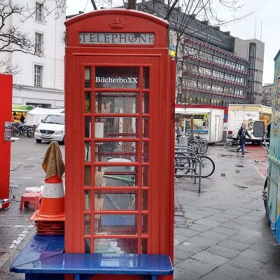 English Phone Booth/ BücherboXX