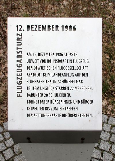 Flugzeugabsturz 12. Dezember 1986