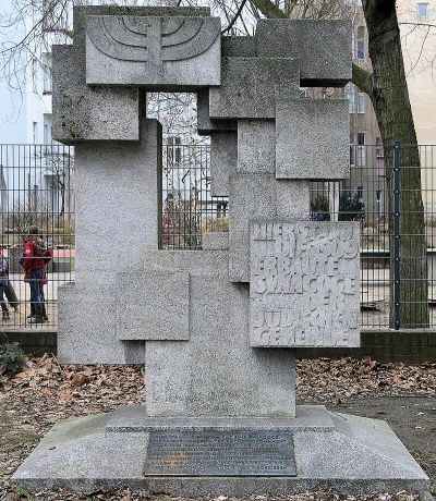 Gedenkstein für abgerissene Synagoge