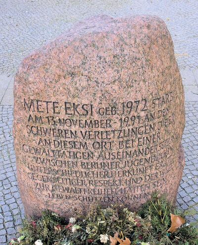 Gedenkstein Mete Ekşi