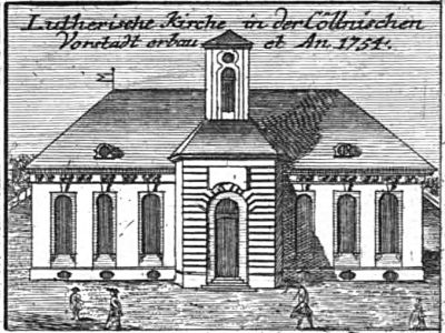 Gedenkstele Luisenstädtische Kirche