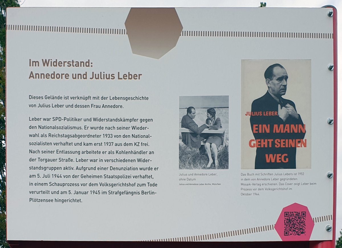 Lern- und Gedenkort Annedore und Julius Leber