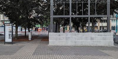 Stützpfeiler des früheren Friedrichstadtpalasts