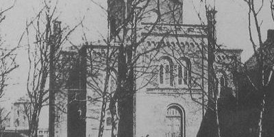 Gedenktafel an die ehemalige Synagoge Bochum