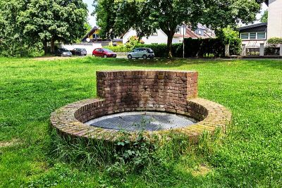 Brunnen mit Fisch