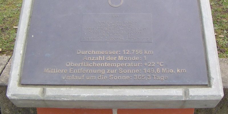 Planetenlehrpfad: Mars