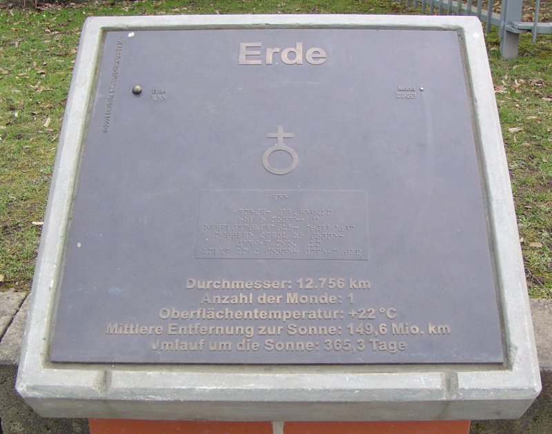 Planetenlehrpfad: Mars