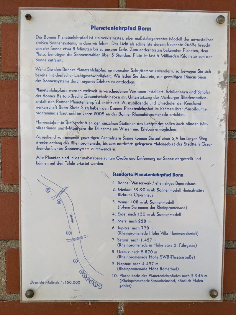 Planetenlehrpfad: Merkur