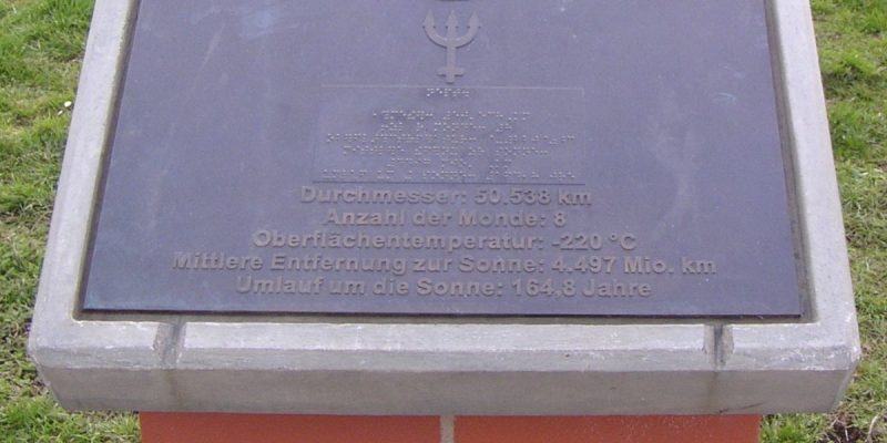 Planetenlehrpfad: Neptun