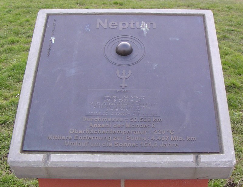 Planetenlehrpfad: Neptun