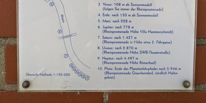 Planetenlehrpfad: Venus