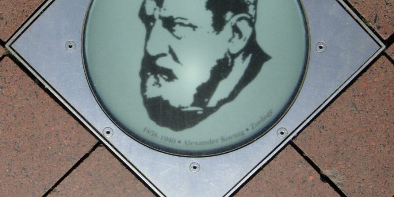 Weg berühmter Persönlichkeiten