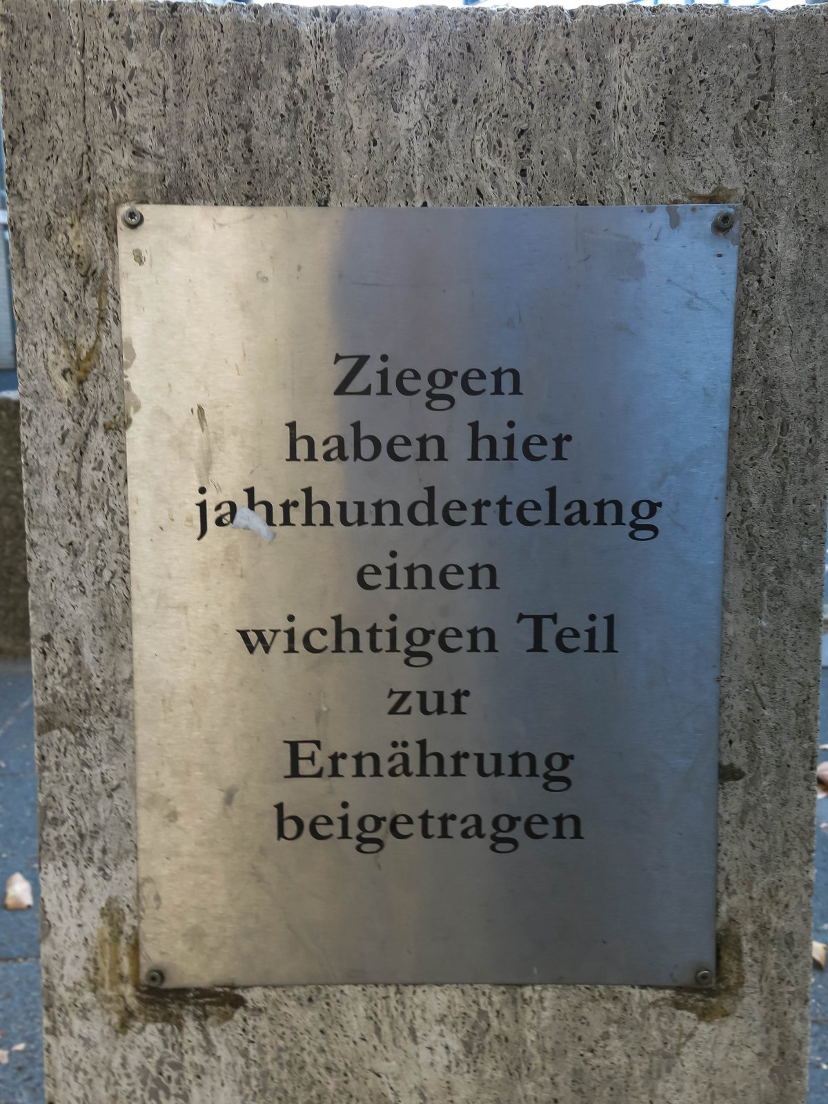 Ziegendenkmal