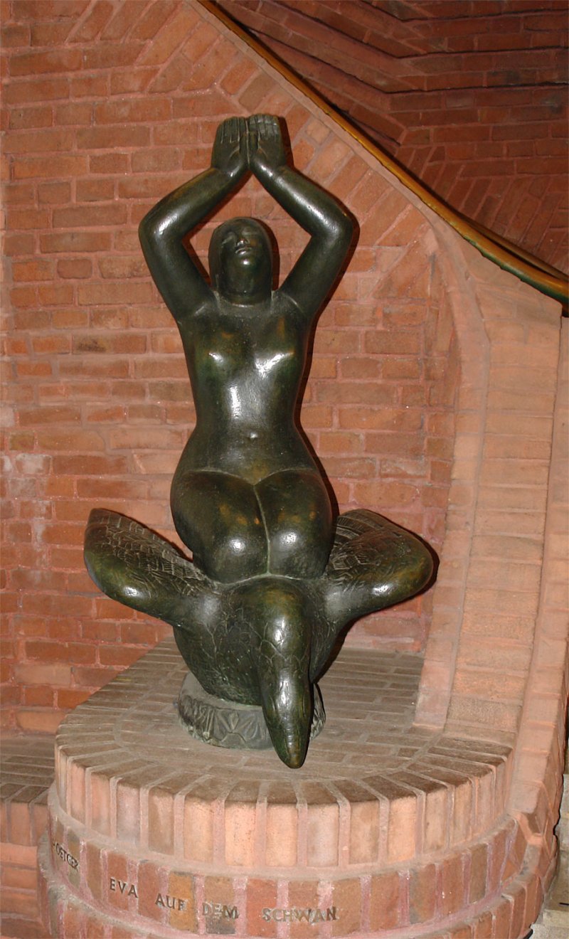 Eva auf dem Schwan