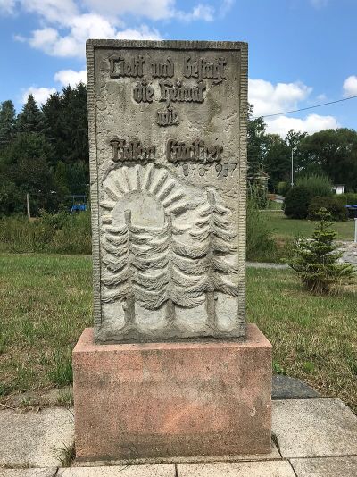 Anton Günther Gedenkstein (Euba)