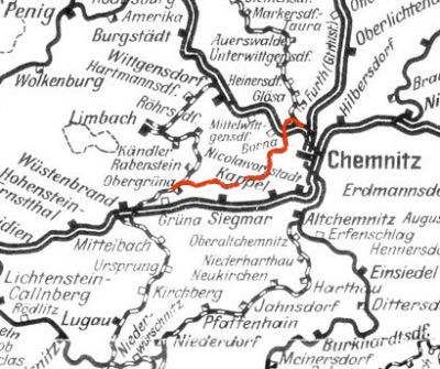 Bahnstrecke Küchwald–Obergrüna