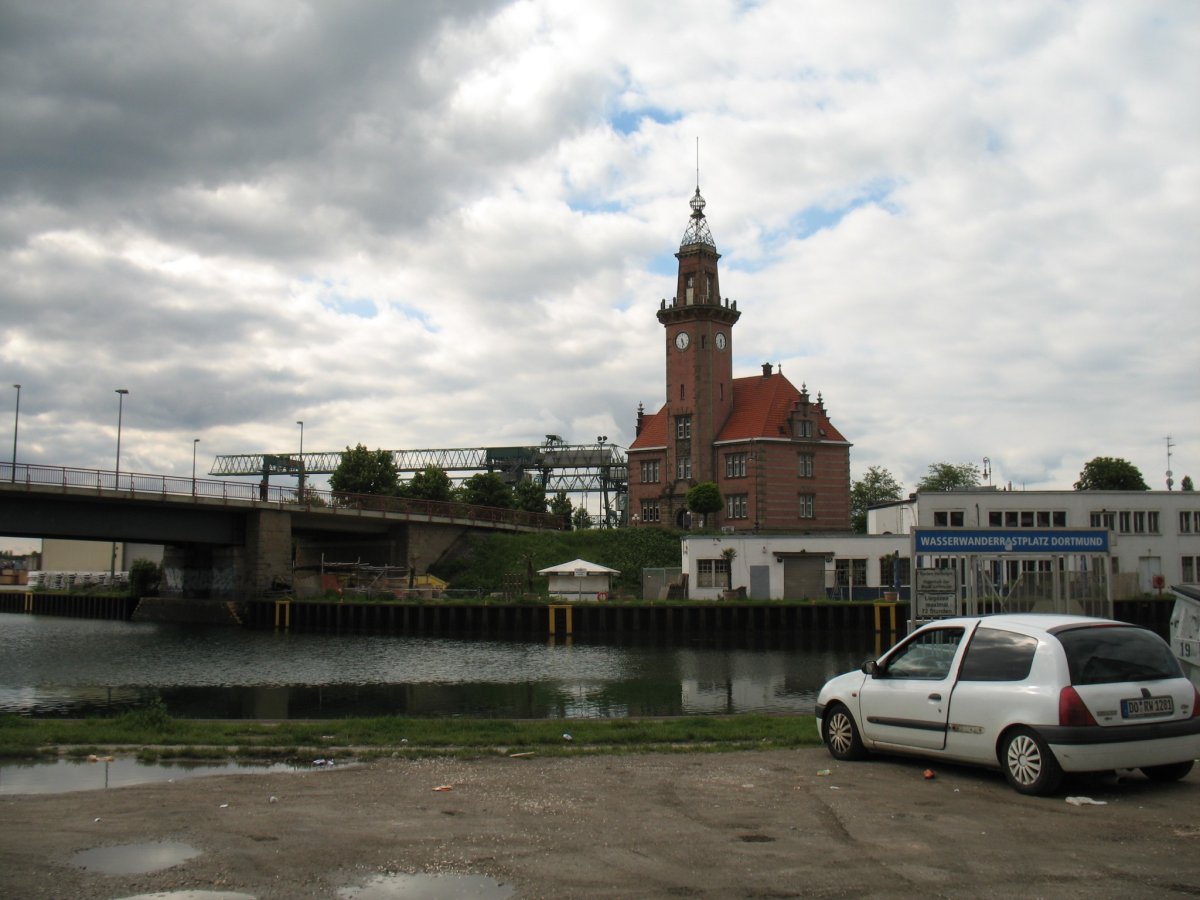 Historischer Portaldrehkran