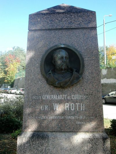 Denkmal für den Generalarzt und Corpsarzt Dr. W. Roth