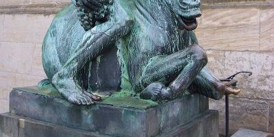 Dionysos auf einem Esel