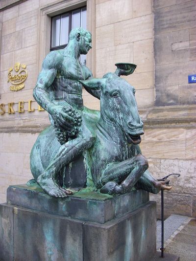 Dionysos auf einem Esel