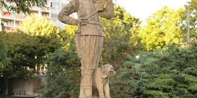 Jäger mit Hund