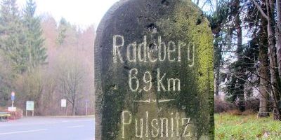 Königlich sächsischer Meilenstein