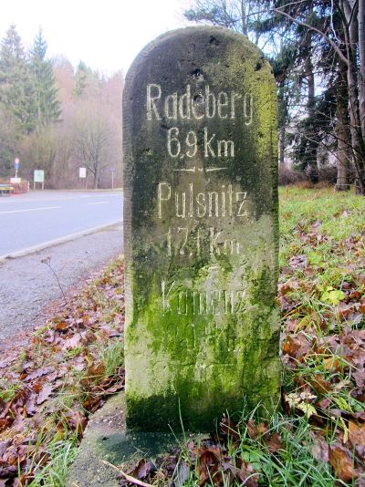 Königlich sächsischer Meilenstein