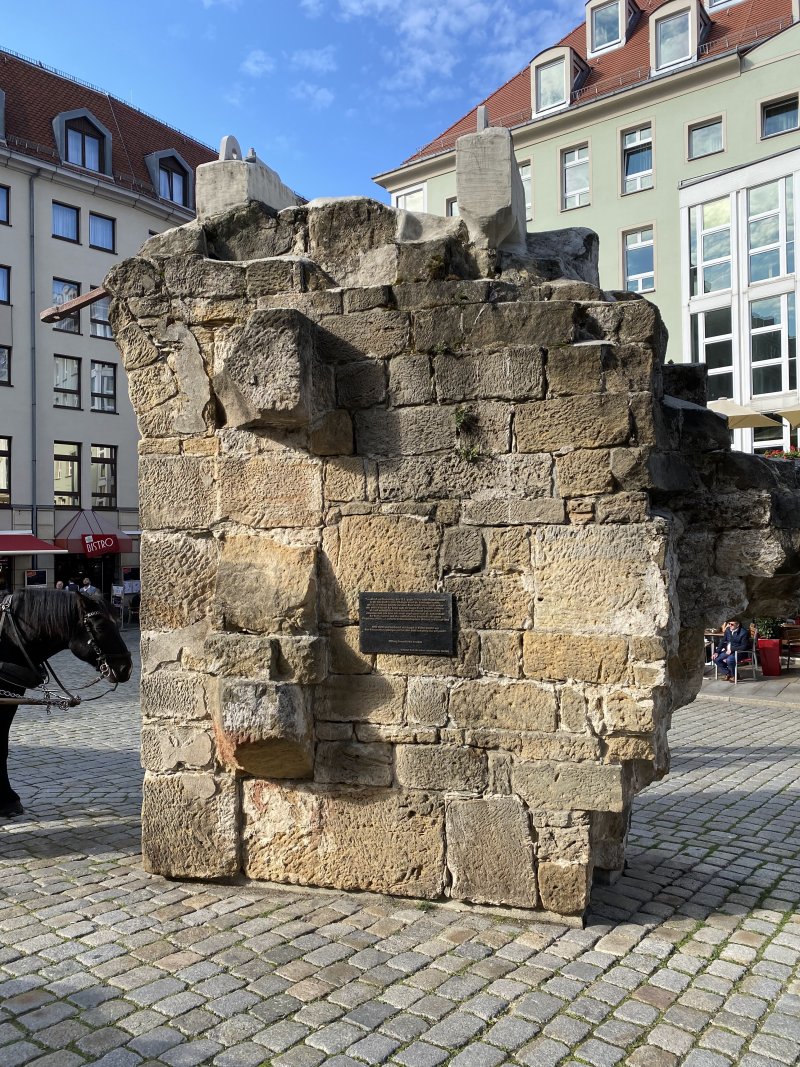 Kuppelfragment der alten Frauenkirche
