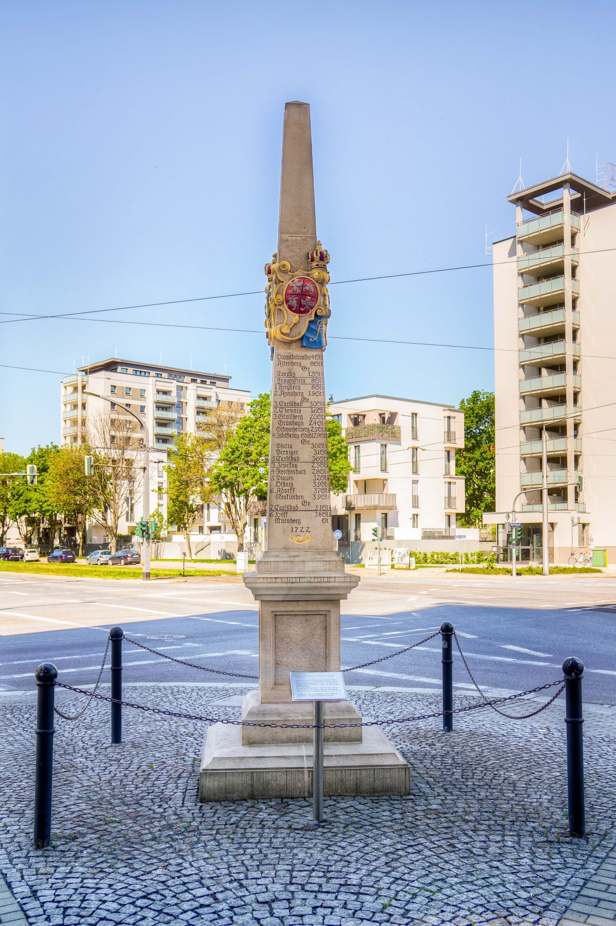 Kursächsische Postmeilensäule (West)