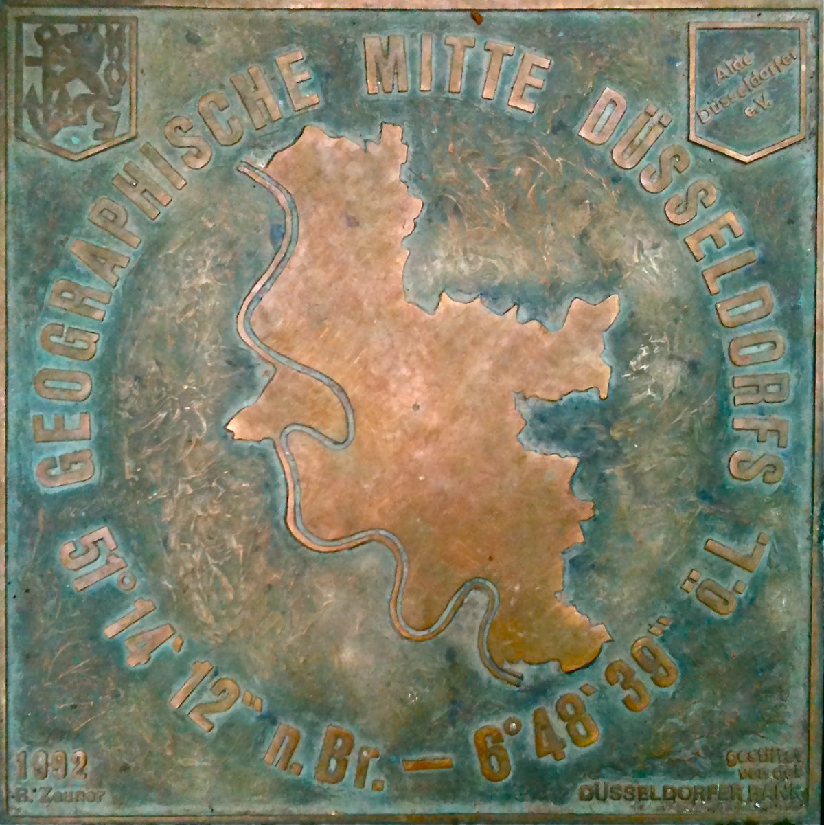 Geographische Mitte Düsseldorfs