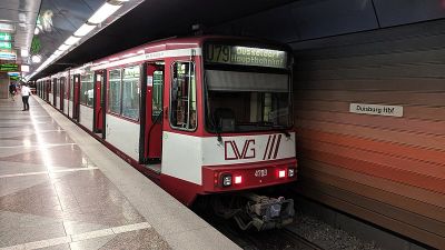U79: Duisburg Meiderich Bahnhof → Düsseldorf Hbf