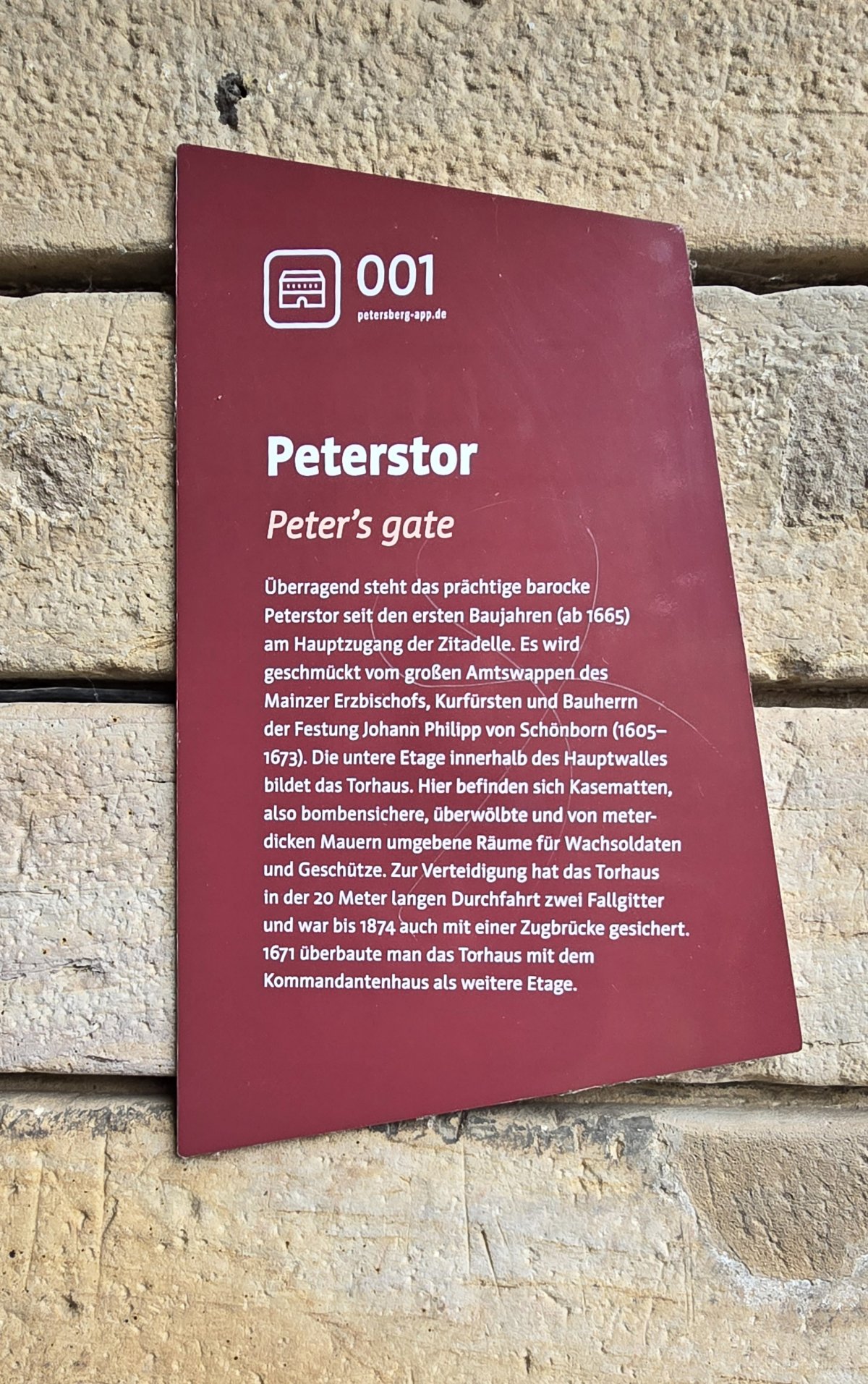 Der Petersberg - eine spannende Zeitreise