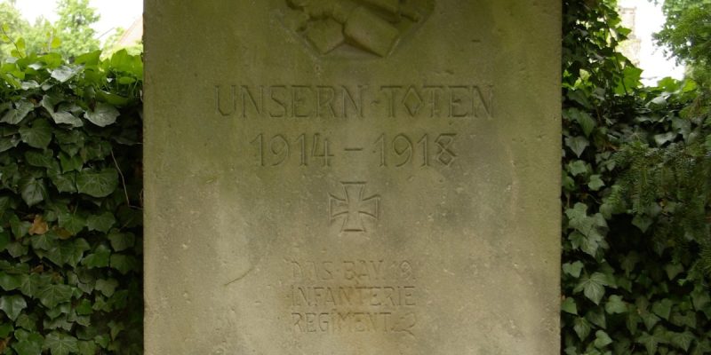 Kriegerdenkmal 19. Bayerisches Infanterieregiment