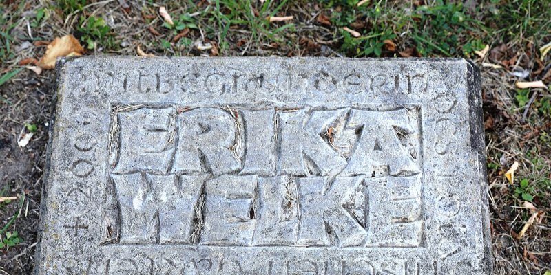 Gedenkstein Erika Welke