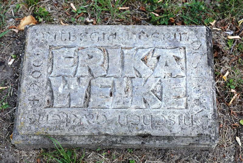 Gedenkstein Erika Welke