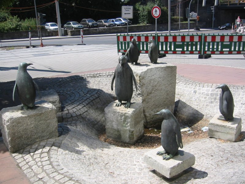 Pinguinbrunnen