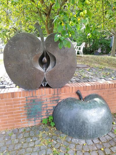 Geteilter Apfel