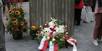 Mahnmal zur Erinnerung an die Zwangsarbeit in Bergedorf