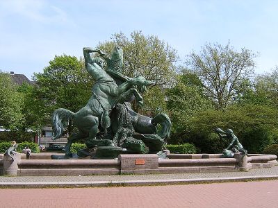 Am Wasser in Hamburg