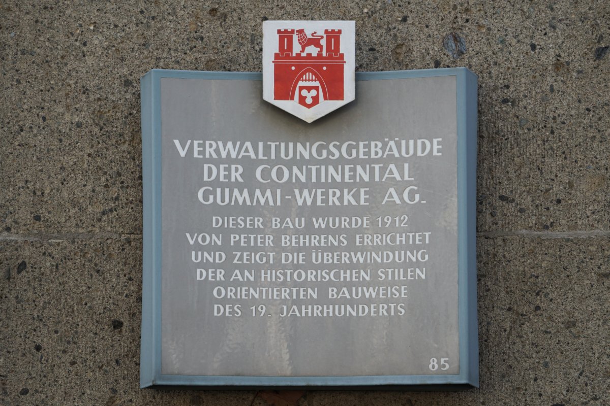 Verwaltungsgebäude der Continental Gummi-Werke AG