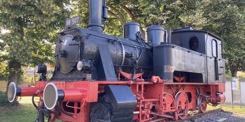 Denkmal-Dampflokomotive 98 507