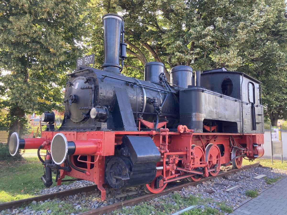 Denkmal-Dampflokomotive 98 507
