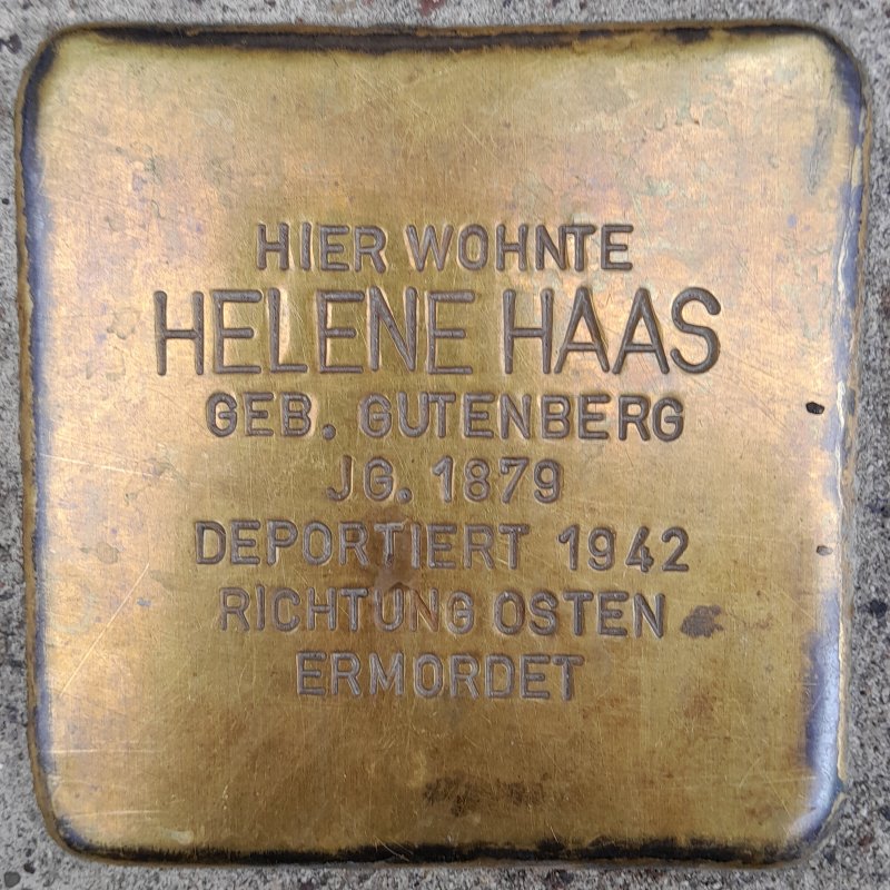 Helene Haas geb. Gutenberg