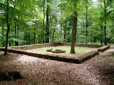 Ein Wirtschaftsgebäude der römischen Villa am Remstecken