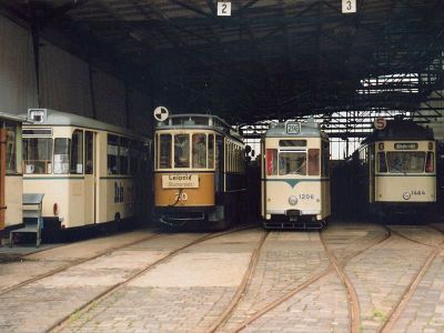 ehemaliger Historischer Straßenbahnhof Leipzig-Möckern