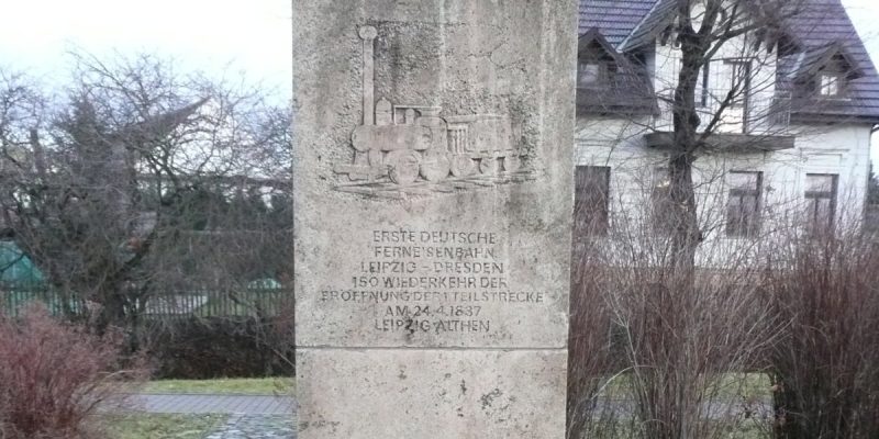 Erste deutsche Ferneisenbahn Leipzig-Dresden