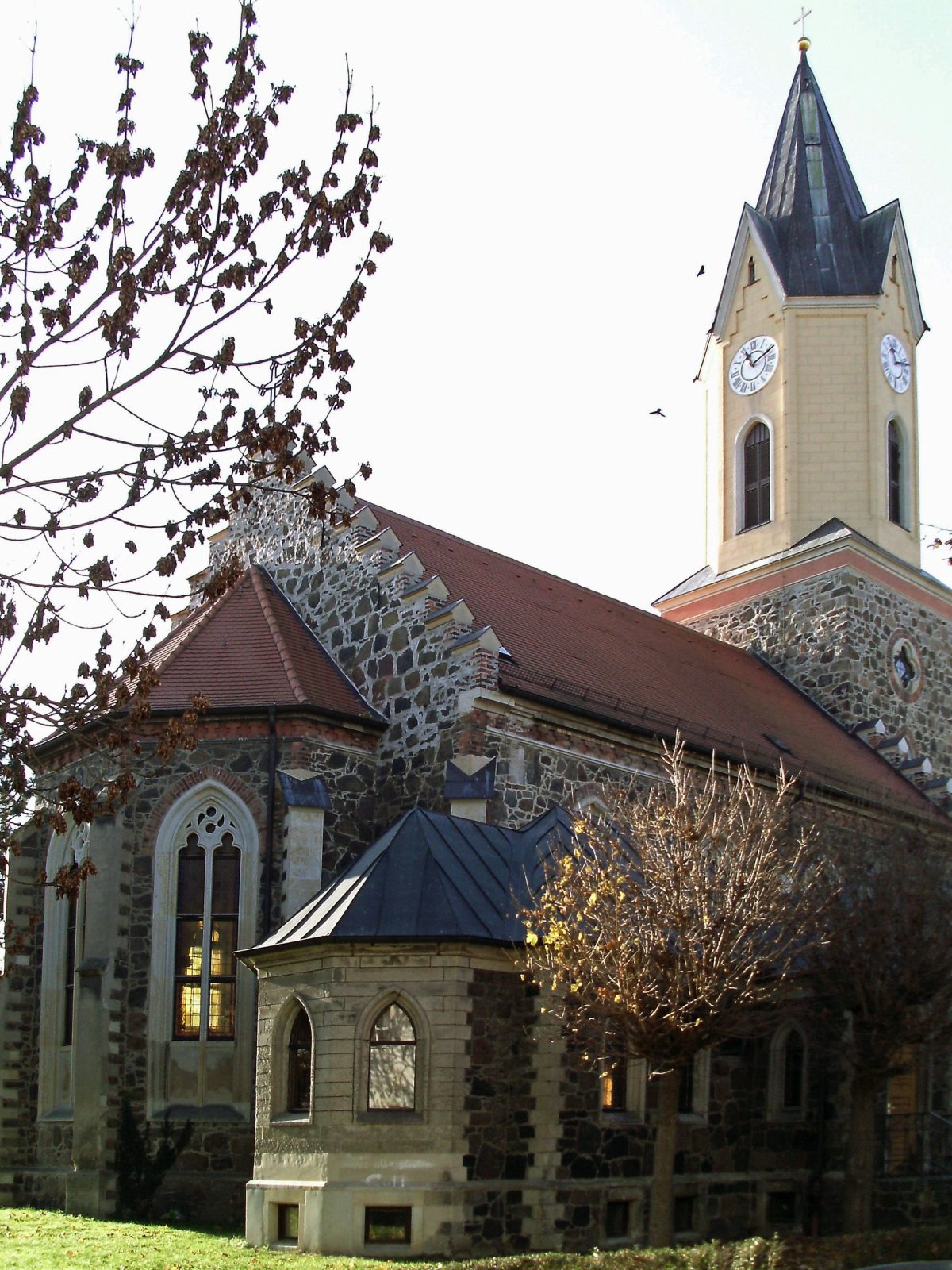 Gedenkstein Wiederaufbau der Sommerfelder Kirche